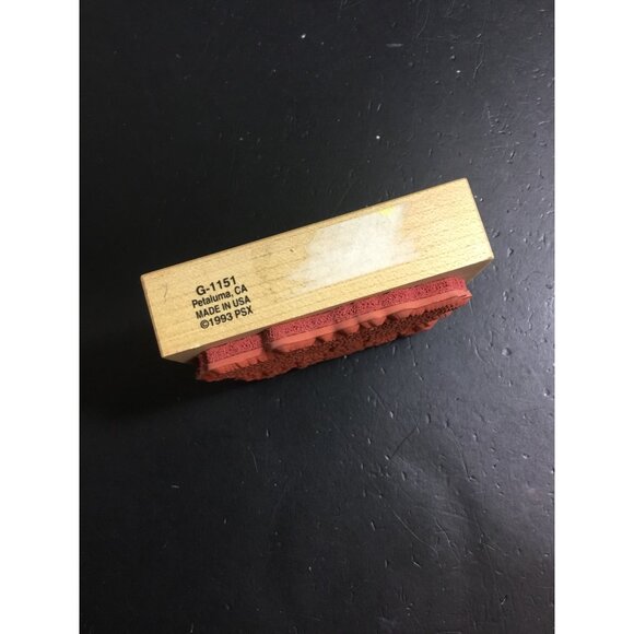 PSX Gingerbread Cookie Recipe Rubber Stamp G-1151, 1993 - Picture 3 of 3